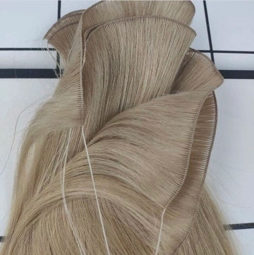 Double Drawn European Hair Handtied Weft Hair Extensions